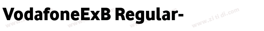 VodafoneExB Regular字体转换